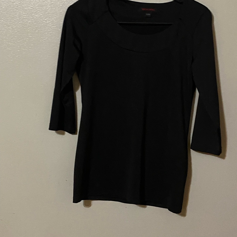 Simon Chang Black  with Three-Quarter Sleeves